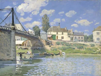 Die Brücke bei Villeneuve-la-Garenne